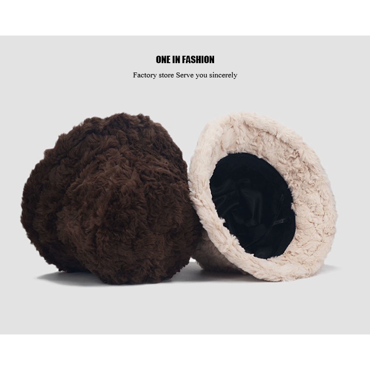 [BE ORDER]-☘ Mũ nón bucket lông mịn phong cách Ulzzang (M23)