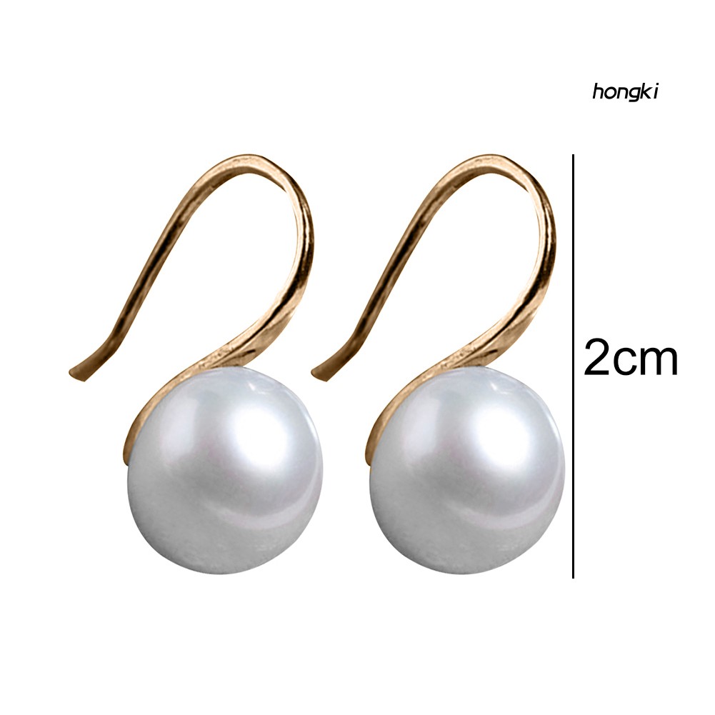 Hoa Tai Dáng Dài Đính Ngọc Trai Nhân Tạo Thời Trang Dành Cho Nữ