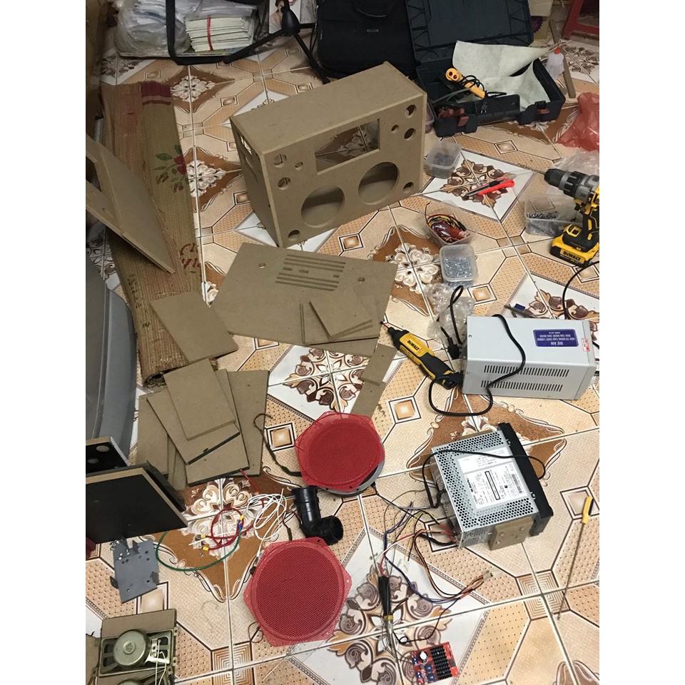 Vỏ thùng loa cd oto CNC DIY