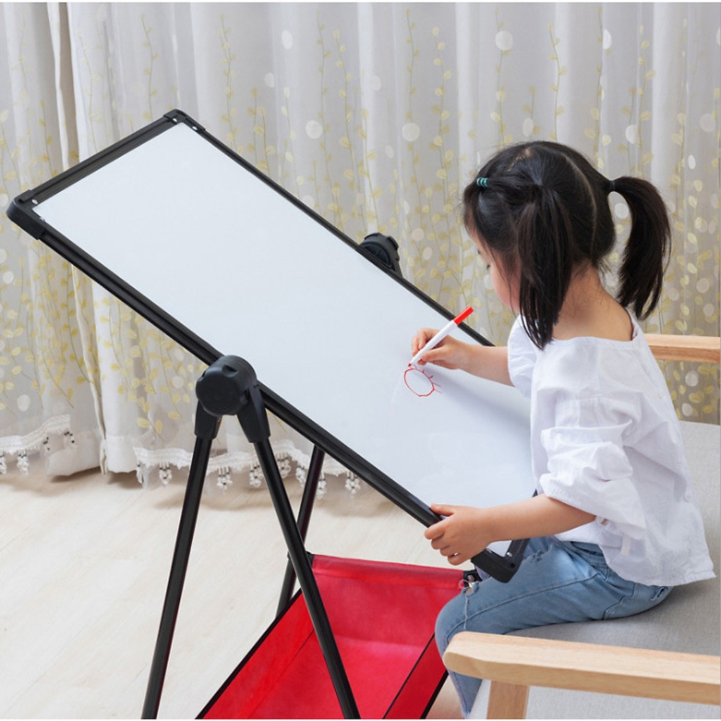 Bảng Flipchart 2 mặt zoay lật 360 độ cho bé tập vẽ