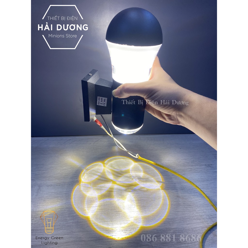Đèn Led Treo Tường Gắn Tường Trang Trí Nhà Cầu Thang Thủy Tinh Led 7939-7941 - 3 Chế Độ Ánh Sáng - Energy Green Lighting