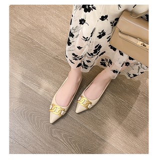 💖FULLBOX 💖 Giày bệt mũi nhọn xích đá