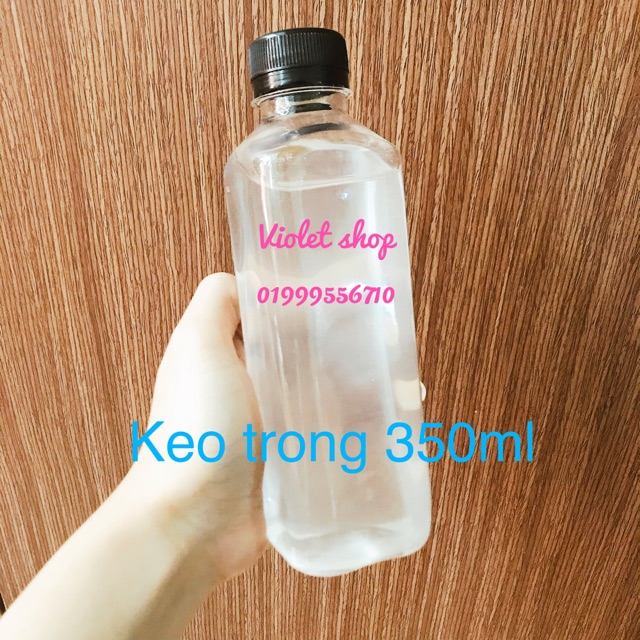 350ml keo trong đặc làm slime