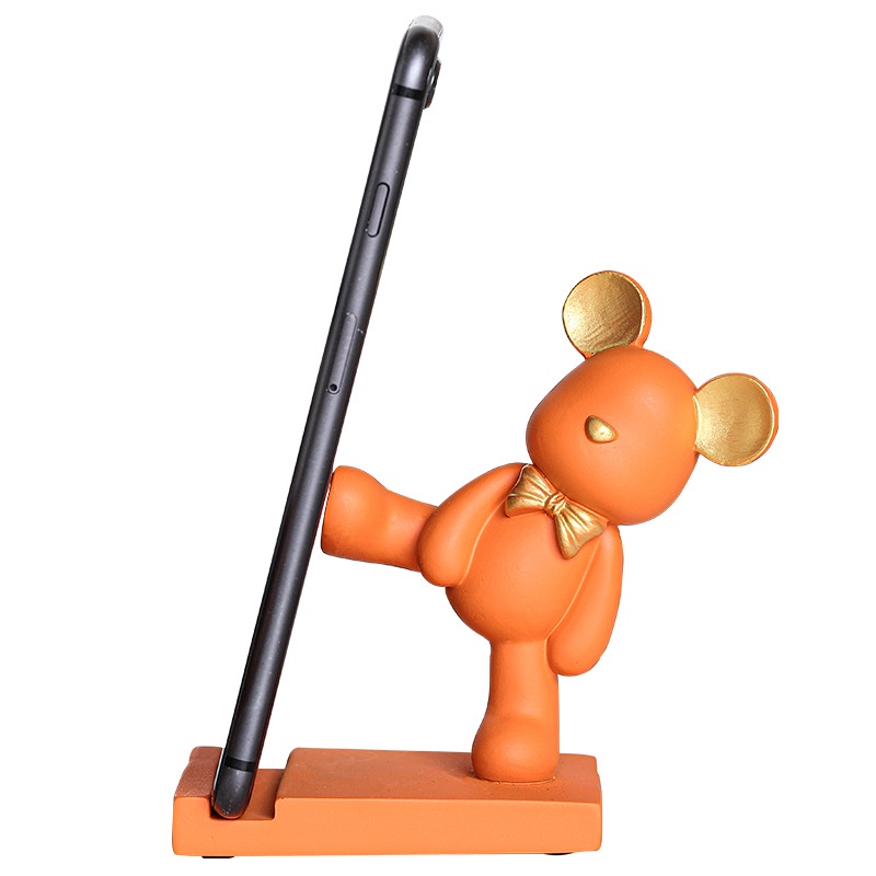 Giá Đỡ Điện Thoại Để Bàn Hình Chú Gấu Độc Đáo Trang Trí Cho Học Sinh