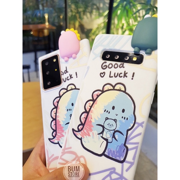 Ốp Lưng Samsung Note 20 Ultra / Note 20 / S20 Ultra / S20+ /S10+ / Note10 Plus / Note 10 Khủng Long Kèm Dây Và Popsocket