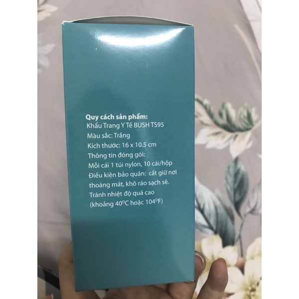 Khẩu trang Y Tế BUSH TS 95, 5 lớp