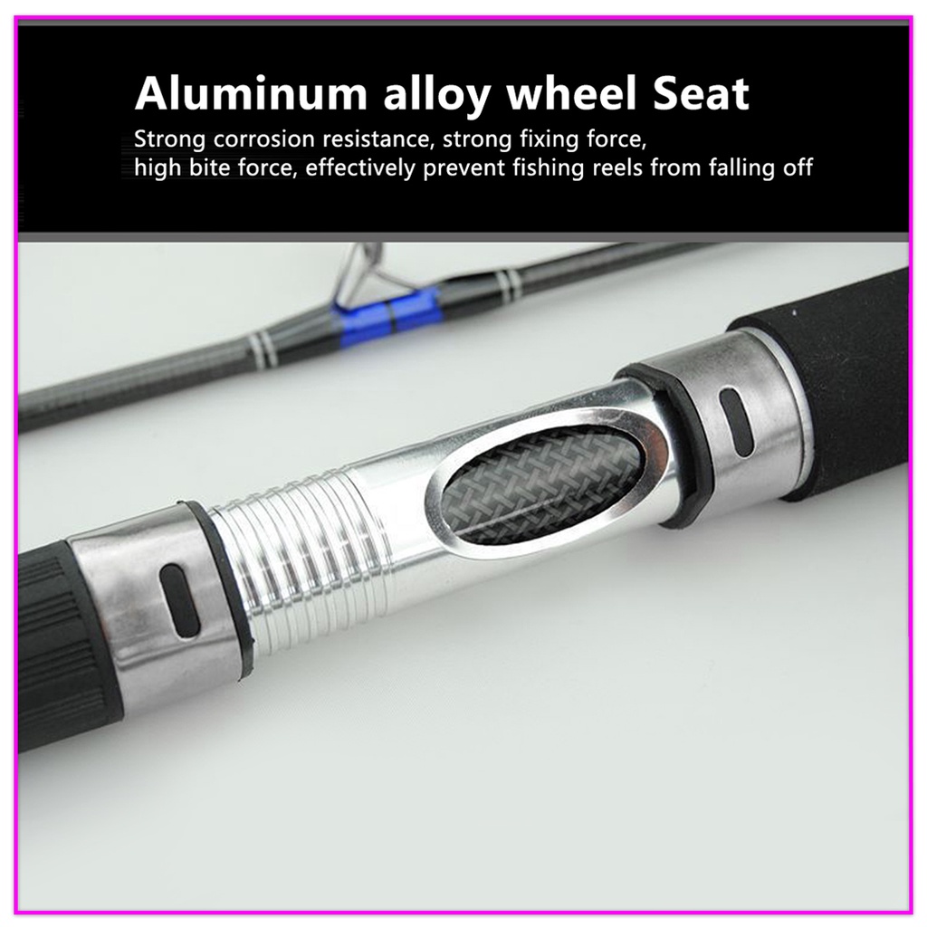 Cần Câu Cá 3 Khúc 1.8M / 1.98M / 2.1M / 2.4M  Siêu Cứng