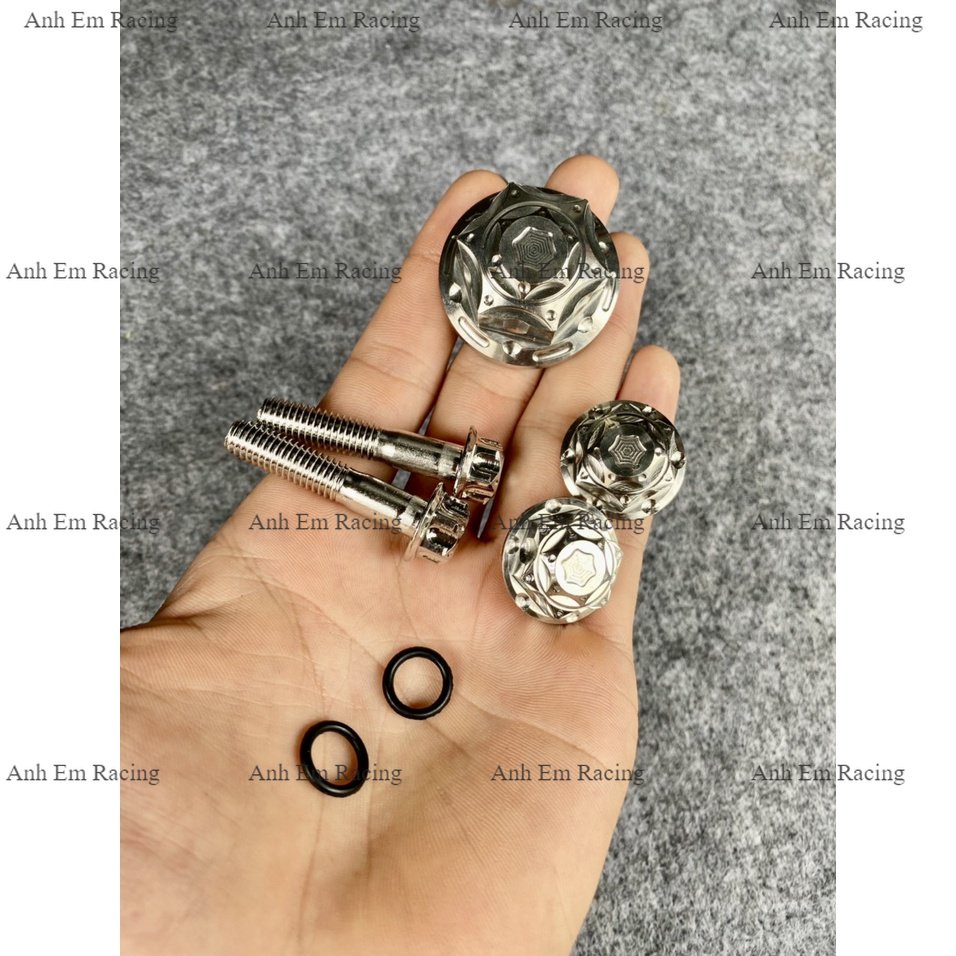 Bộ chảng ba xe Sonic Satria Raider fi, 3 con chảng ba lớn, và 2 con 8li4 trụ salaya