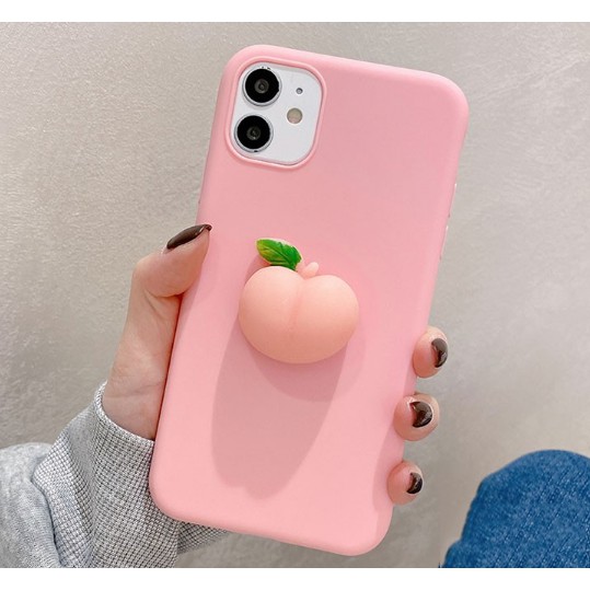 Ốp Lưng Tpu Mềm In Hình Quả Đào 3d Cho Samsung Galaxy S8 S9 Note 8 9 10 Plus A10S A20S