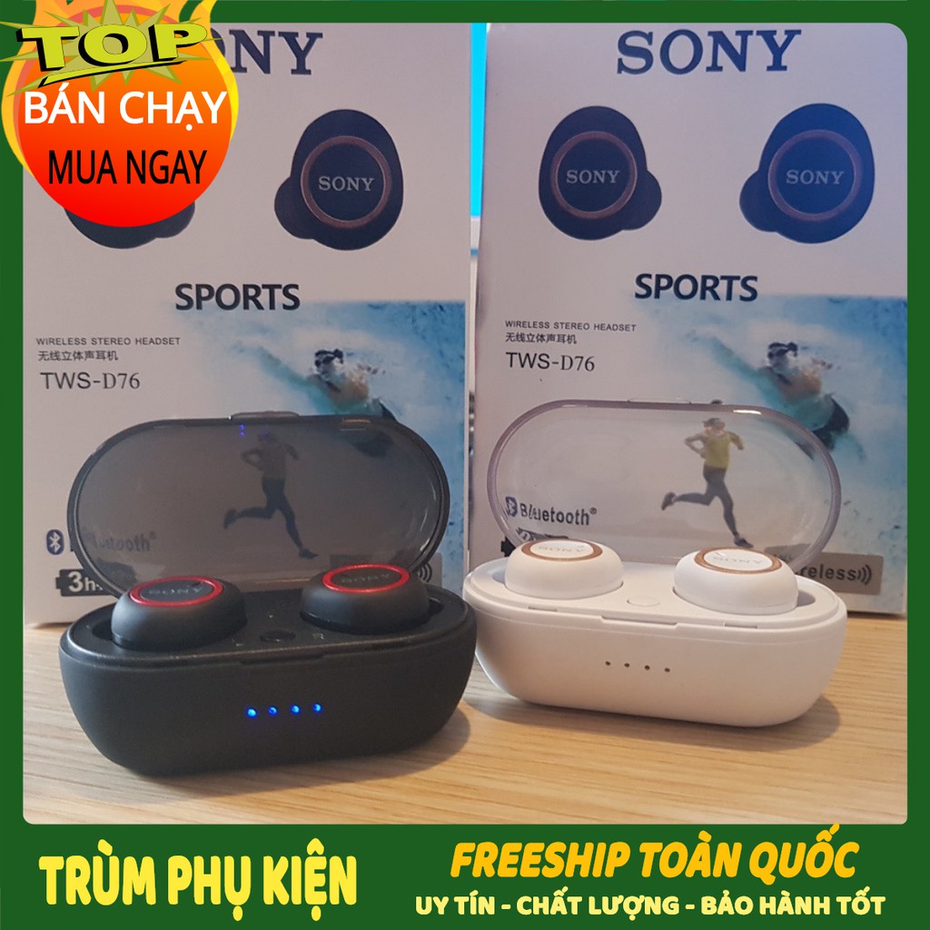 Tai nghe Bluetooth sony D76 TWS