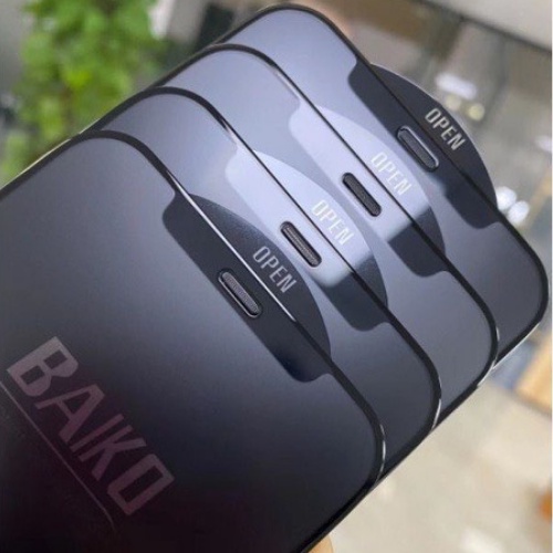 Cường Lực Full Màn Chống Bụi Loa BAIKO IPHONE 6 7 8 SE 2020 XS MAX 11 PRO MAX 12 PRO MAX 13 pro max 14 pro max 14 PLUS