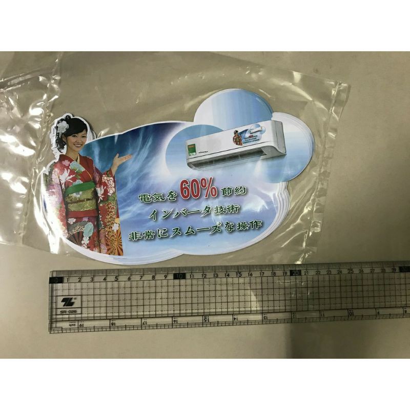 tem decal dán nội địa nhật cô gái