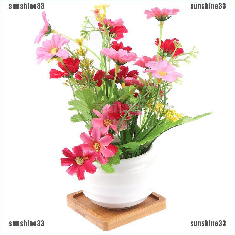 Khay Vuông / Tròn Bằng Tre Như Một Đế Hoa
