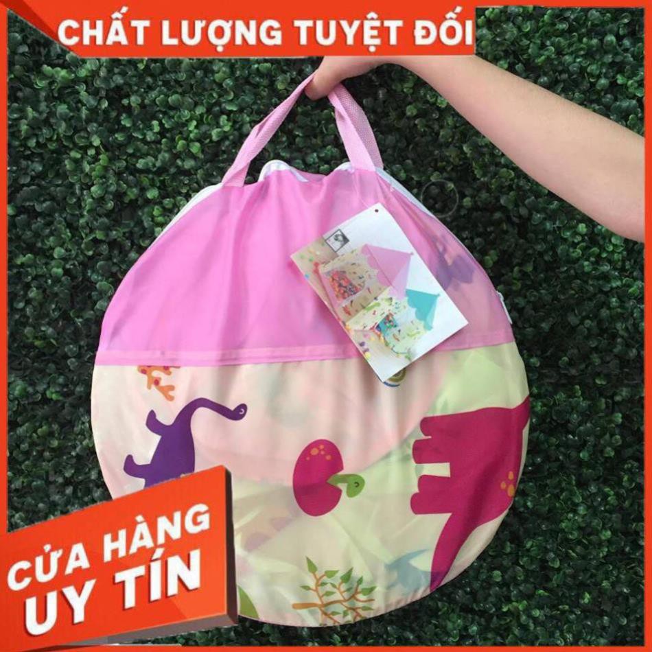 [XẢ KHO+FREE SHIP] Lều Công Chúa Hoàng Tử họa tiết cá sấu tặng kèm 20 bóng