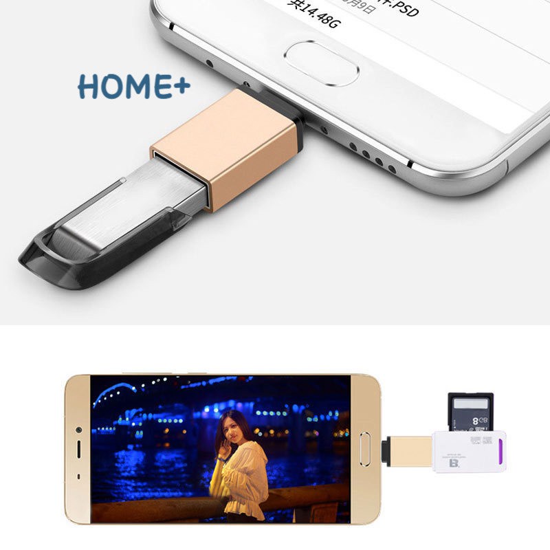 Đầu Chuyển Đổi Usb 3.1 Type-C Sang Usb 3.0 Otg Cho Điện Thoại / Máy Tính Bảng / Pc / Macbook | BigBuy360 - bigbuy360.vn