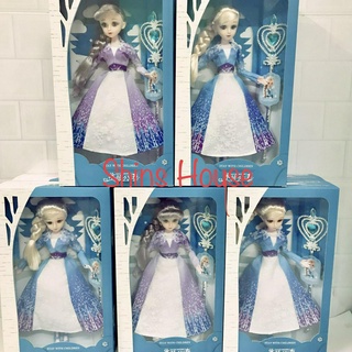 🎀 búp bê elsa ,nhắm mở mắt, tóc mây tết tóc cực đẹp 🎀 mẫu mới 💖
