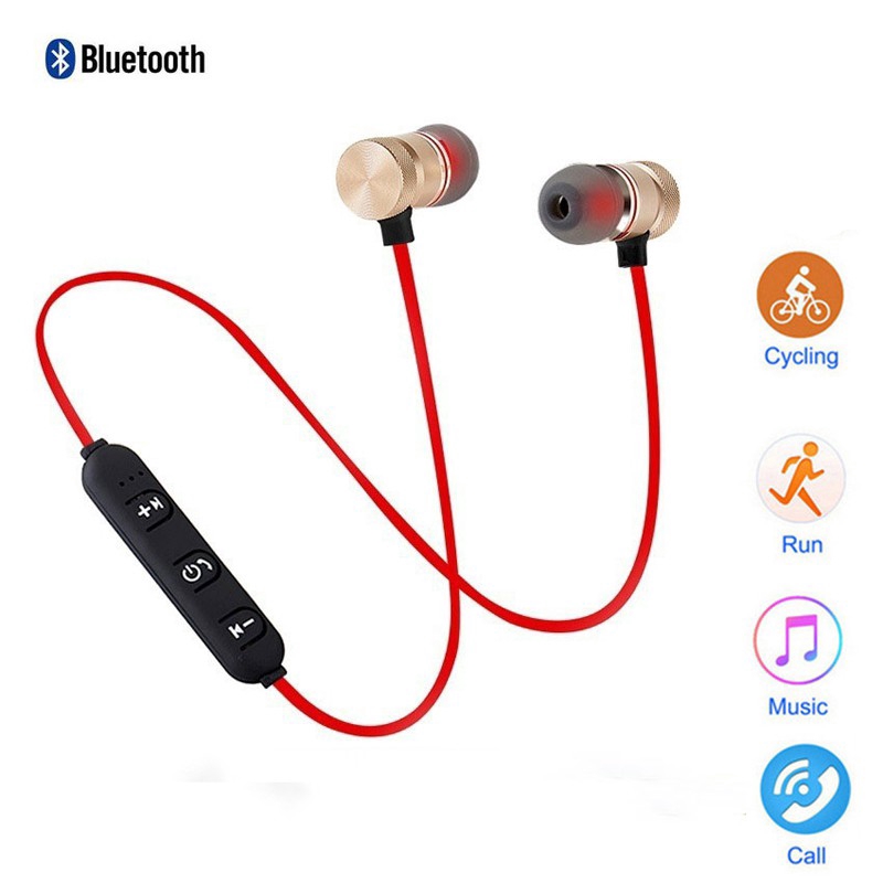 Tai Nghe Bluetooth Không Dây B' Xt-6 Có Nam Châm Kiểu Dáng Thể Thao