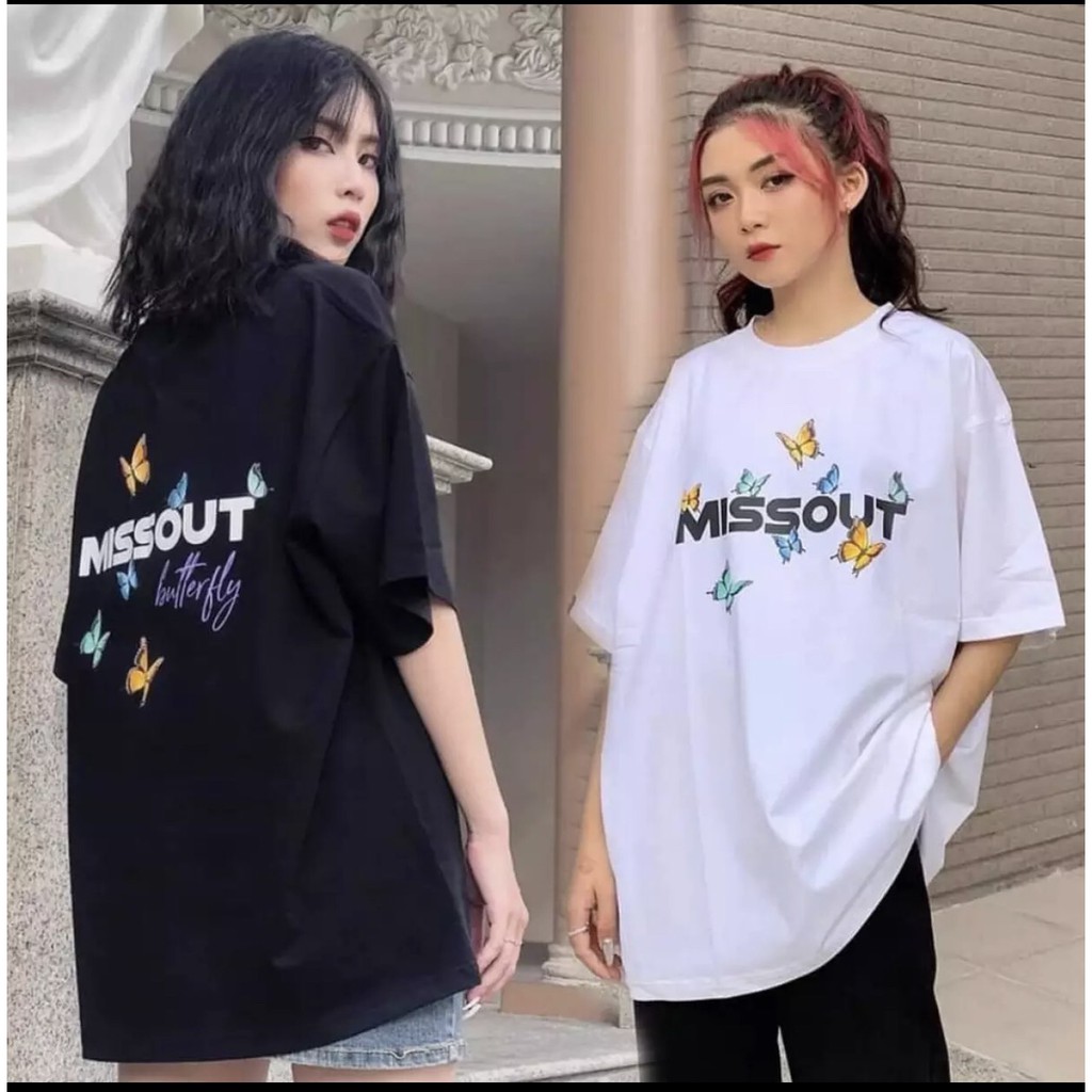 Áo Thun Unisex Nam Nữ Form Rộng Tay Lỡ Thời Trang Hàn Quốc MISSOUT BƯỚM AT61