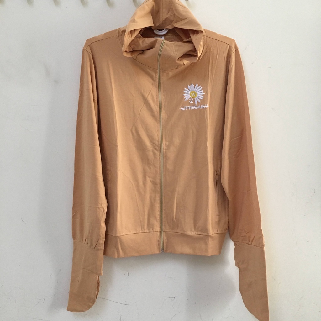 Áo Khoác Nữ Chống Nắng Vải Thun Lạnh Thêu Hình Hoa Cúc H&amp;N Fashion Shop