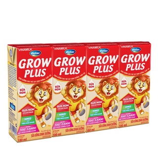 Sữa bột pha sẵn Dielac Grow Plus  180ml (4 hộp)