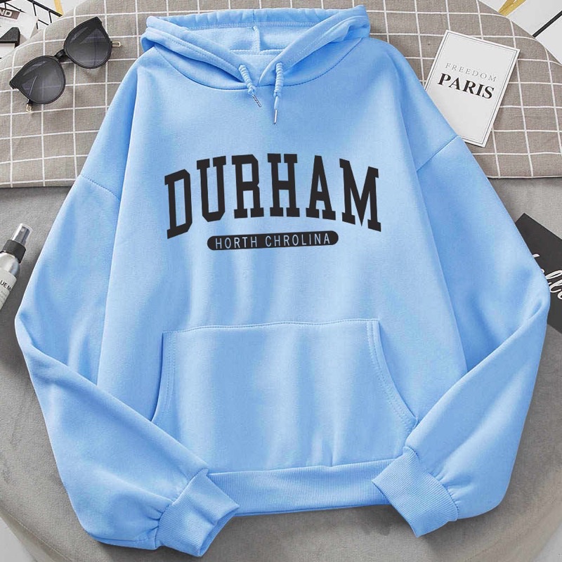 ÁO HOODIE NỈ UNISEX DURHAM NAM NỮ ĐỂU MẶC ĐƯỢC THỜI TRANG BB HOODIE