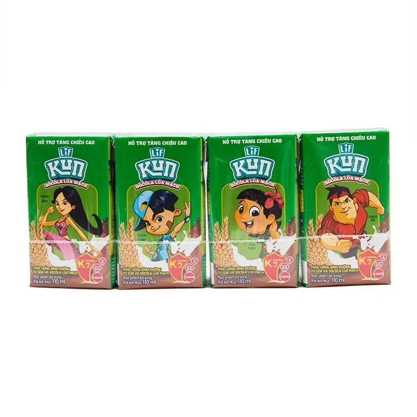 Thức uống dinh dưỡng LIF KUN vị socola lúa mạch 110ml/ 180ml