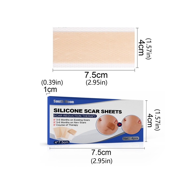 Miếng Dán Silicone Gel Hỗ trợ giảm sẹo Mụn Hiệu Quả