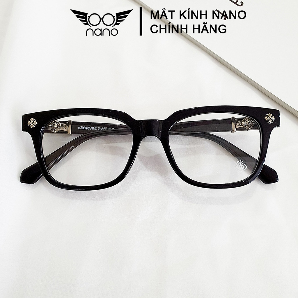 Gọng kính cận vuông nam nữ, kính gọng đen MKSV 2273 Chrome Hearts phong cách hàn quốc thời trang chính hãng
