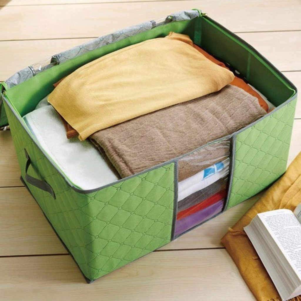 TÚI VẢI ĐỰNG CHĂN MỀN QUẦN ÁO KHUNG SẮT CAO CẤP