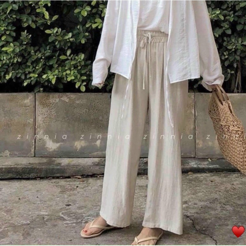 Quần suông nữ đũi chất cực xinh