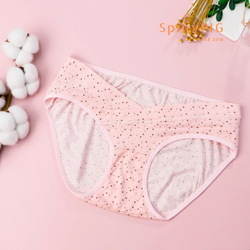 Quần lót bầu cạp chéo cạp thấp chất liệu cotton kháng khuẩn cực kỳ co giãn