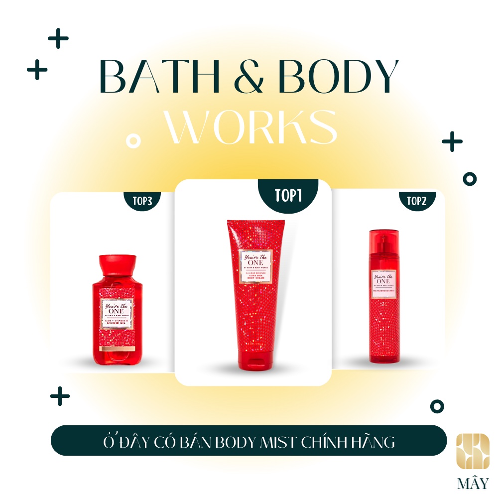 Body Cream - Kem dưỡng thể mùi nước hoa YOU'RE THE ONE Bath And Body Works Mỹ 226ml