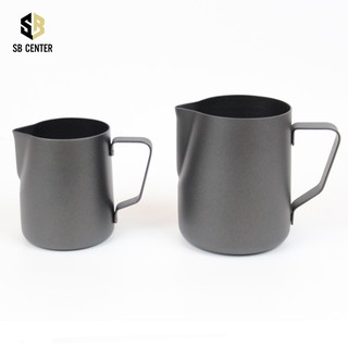 Ca đánh sữa màu đen inox phủ teflon 600ml