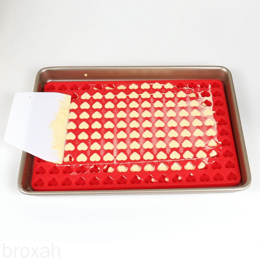 Biscuit Making Mold Silicone Chocolate Maker Tray Grids Diy Broxah