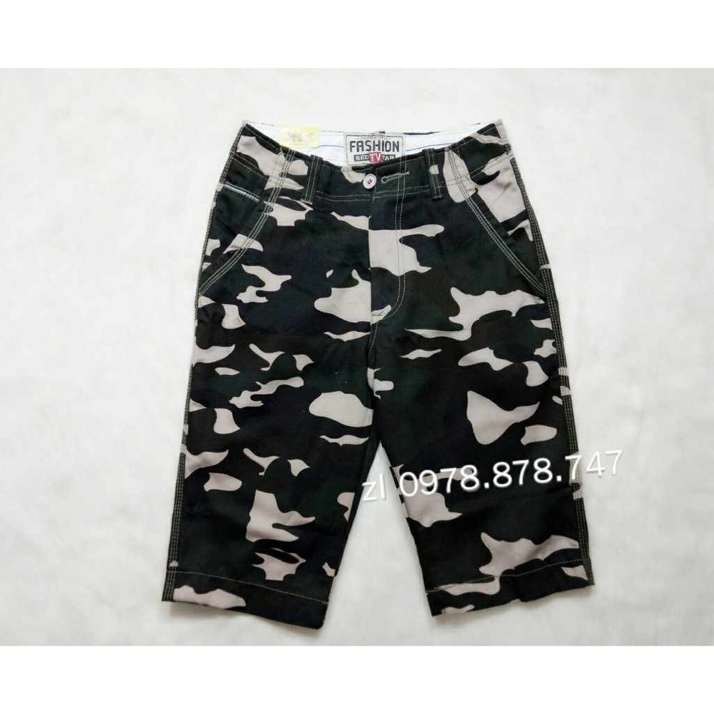 Quần Short Rằn Ri Size Đại