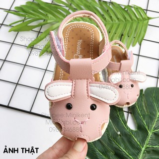 Dép sandal hình thỏ đế mềm cho bé