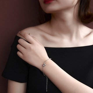 Lắc Tay Titan Nữ 2 Trái Châu Nhỏ Xinh Không Đen Không Gỉ TT 1339