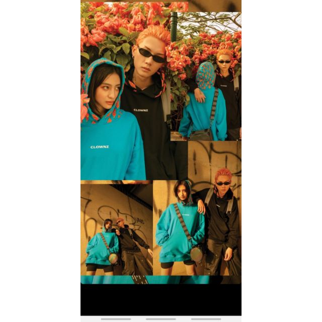 PASS ÁO HOODIE CLOWNZ ( XANH)