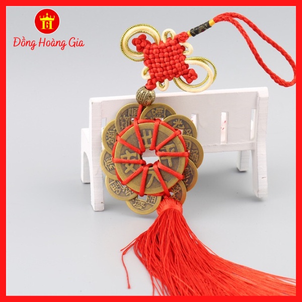 Dây Tiền Xu Hoa Mai 10 Cánh Tài Lộc Thập Mĩ