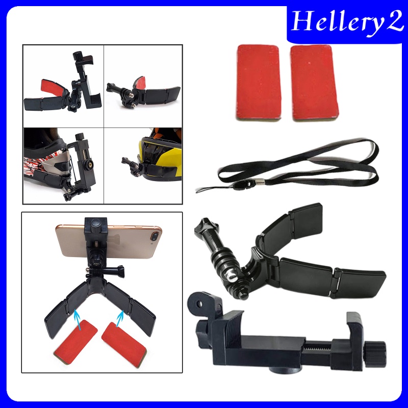 [HELLERY2] Helmet Front Chin Mount For GoPro Hero 9 8 7 6 5 4