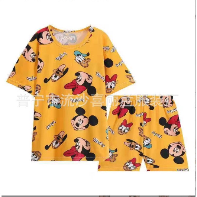 [SALE XẢ KHO] Bộ cộc tay thun sữa họa tiết ngộ nghĩnh [XK01]