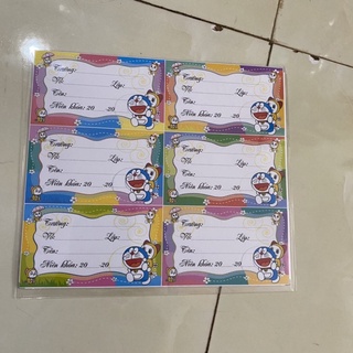 Nhãn vở giấy nhãn dành cho học sinh (ngẫu nhiên)