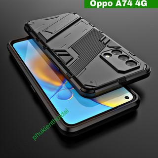 Ốp lưng Oppo A74 4G /  A95 / Oppo A57 / A78 / A79 5G Iron Man Ver 2 chống sốc thời trang giá đỡ xem phim