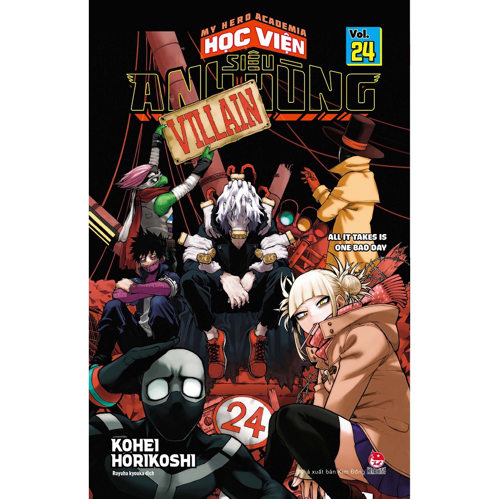 Sách - My Hero Academia - Học Viện Siêu Anh Hùng - Tập 24 - Tặng Kèm Bookmark (Số lượng có hạn)