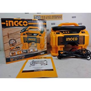 20V Máy nén khí tự động dùng pin INGCO CACLI2002