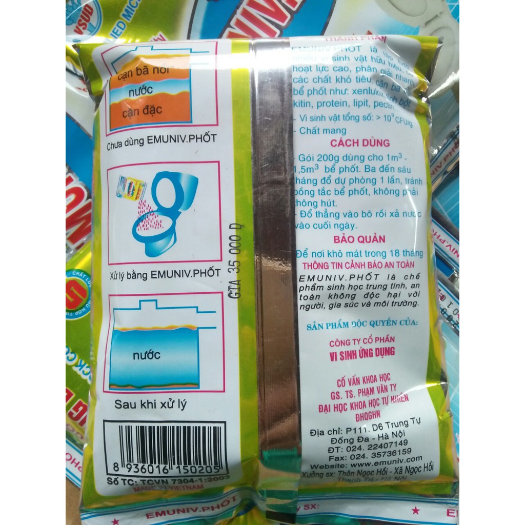 [ THÔNG TẮC BỂ PHỐT ] MEN XỬ LÝ CHỐNG TẮC NGHẼN HẦM CẦU NHÀ VỆ SINH EMUNIV.PHỐT - MITUHOME