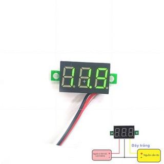 Đồng hồ đo điện áp 0-30VDC .