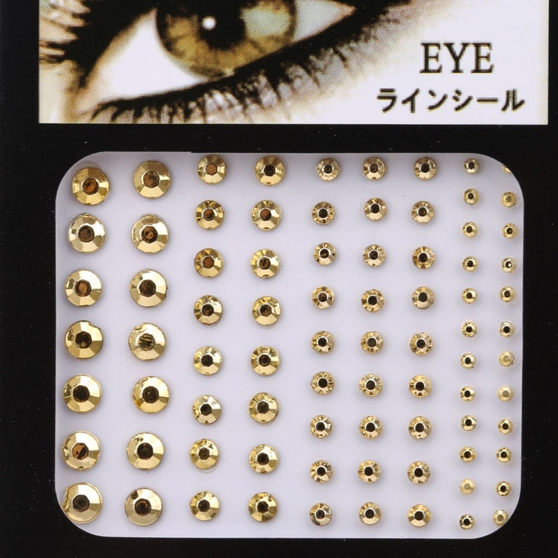 Miếng Dán Đính Kim Cương Giả Lấp Lánh Trang Điểm Mắt Đa Năng