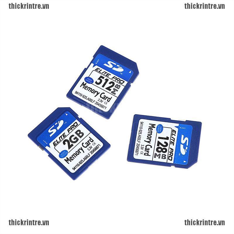 Thẻ nhớ SD kỹ thuật số dung lượng 128MB 256MB 512MB 2GB 4GB