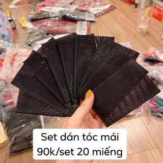 Dán tóc makeup rửa mặt